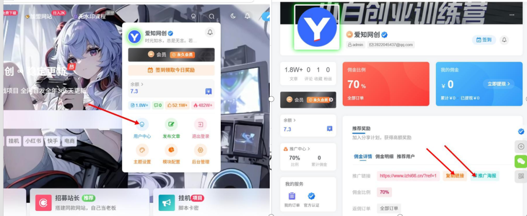 爱知网创【VIP会员享高比返利】-爱知网创